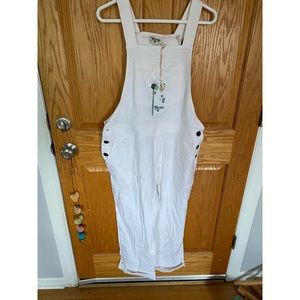 Show Me Your Mumu Linen Overalls